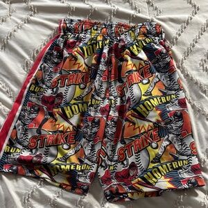 Kids Comic Print Shorts